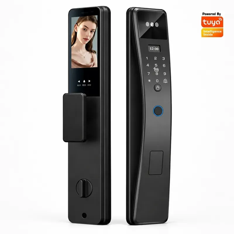 Video Door Lock With Camera Peephole - 스마트 비밀번호 잠금, 지문 인식, 투야(Tuya)