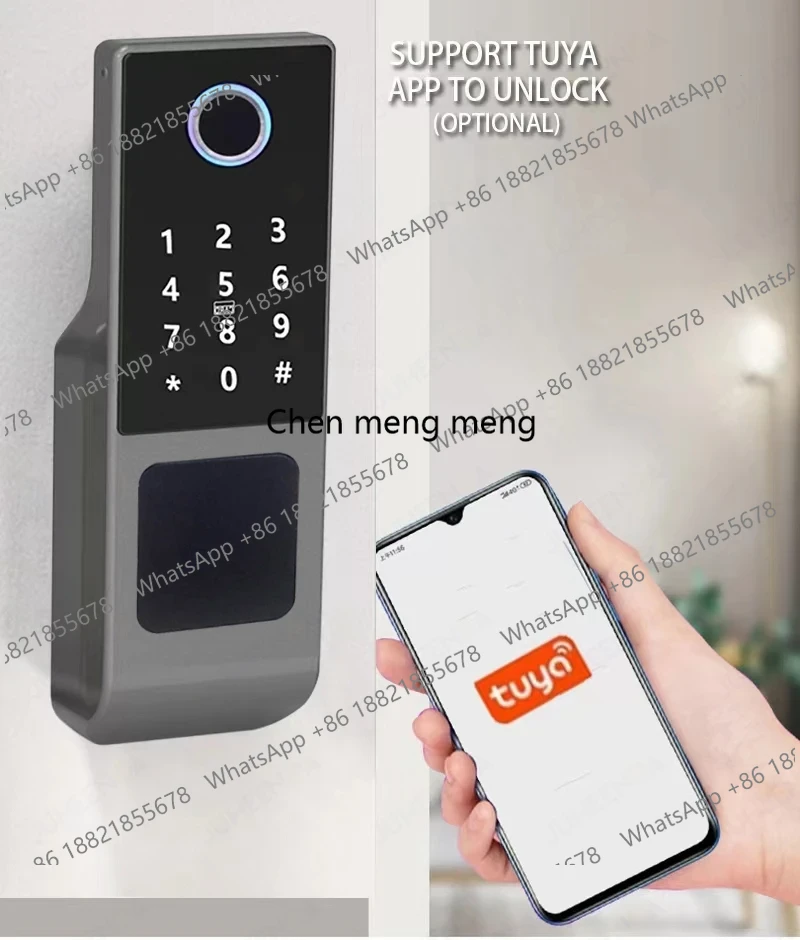 Smart Rim Lock Wifi Fingerprint - 투야 와이파이 방수 스마트락 TT락 블루투스