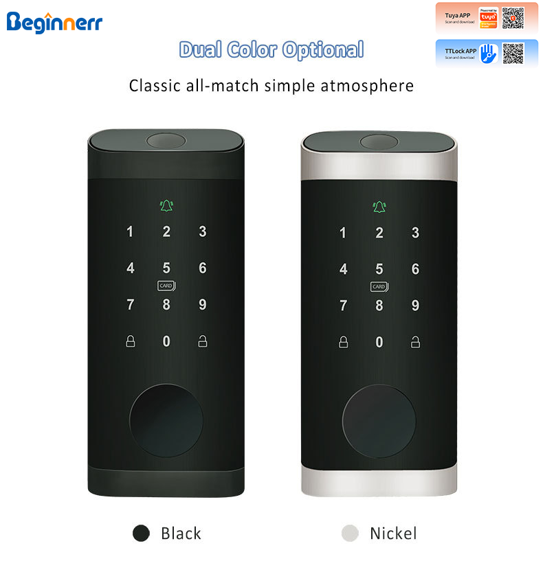 Smart Lock Deadbolt Keypad Bluetooth - 자동 데드볼트 잠금장치 투야 와이파이 TT락