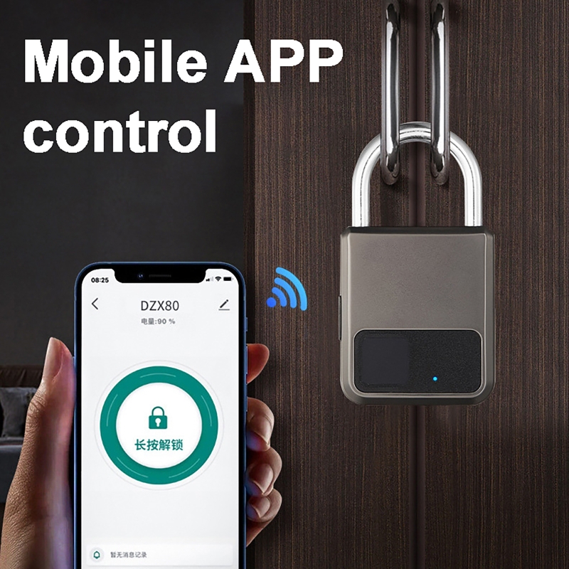 Smart Door Lock Tuya App - 투야 스마트 자물쇠 20개 번호 지문