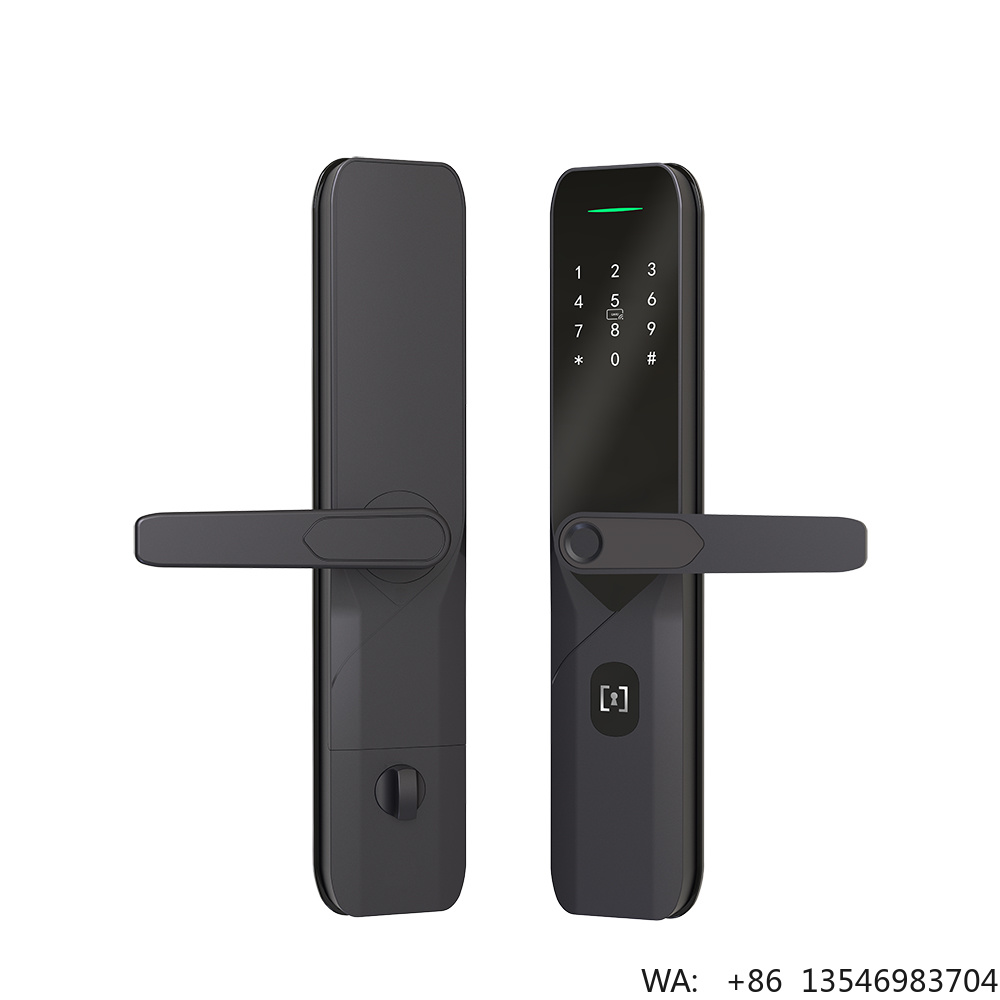 Digital Door Lock Fingerprint Handle - 고보안 맞춤형 아파트 기계식 키 지문