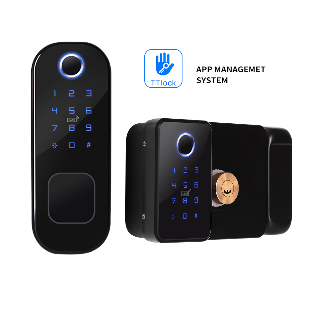 Smart Lock For Sliding Door - TTLOCK 앱 야외 스마트 잠금 듀얼