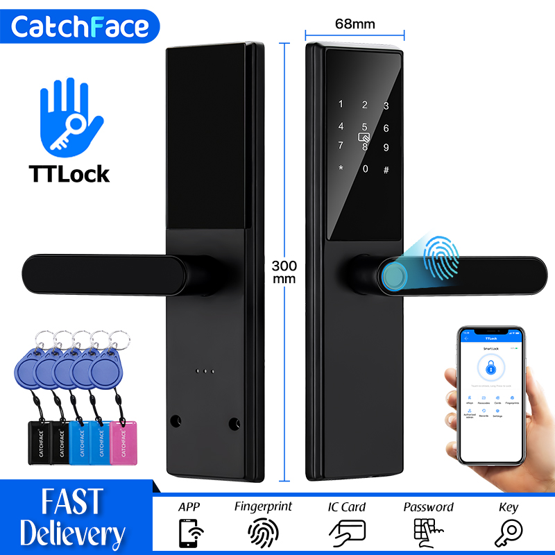 Smart Lock For Sliding Door - 블루투스 지문 도어 잠금 장치 TTLock