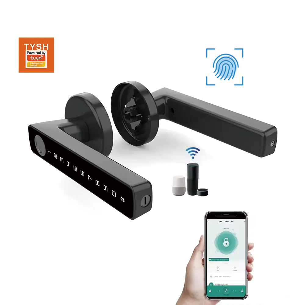 Smart Door Lock Fingerprint Wifi - TYSH Tuya 스마트 자동 보안 생체