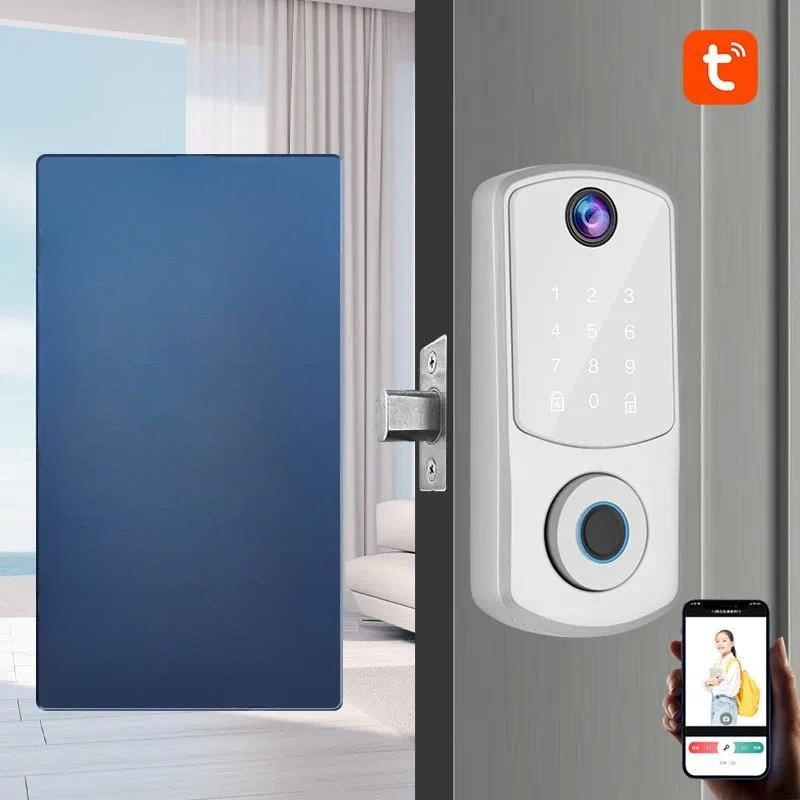 Smart Lock Deadbolt Keypad Bluetooth - TTLock 블루투스 스마트 지문 인식 도어락,