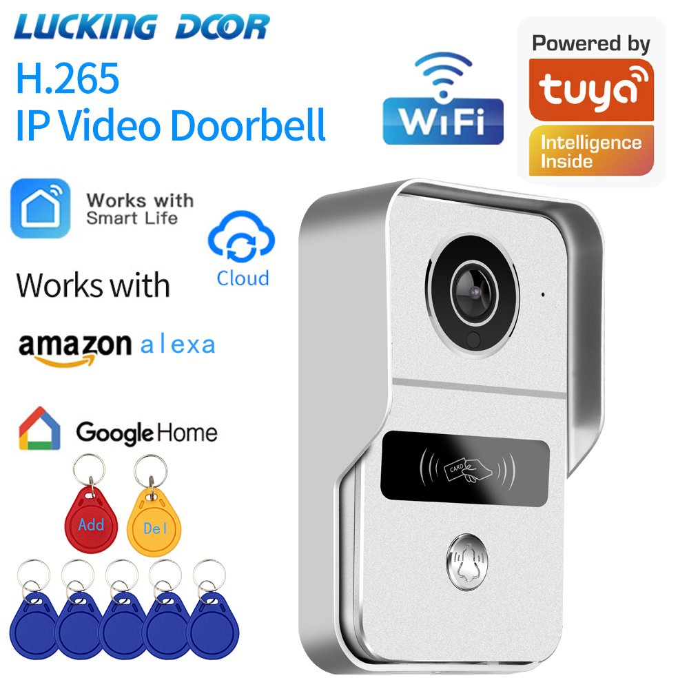 Smart Door Lock With Camera Intercom - 투야 스마트 초인종 카메라, 와이파이 무선