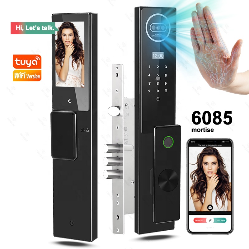 Smart Door Lock 3D Face Palm Vein - 자동 지문 전자 지그비 손바닥 정맥