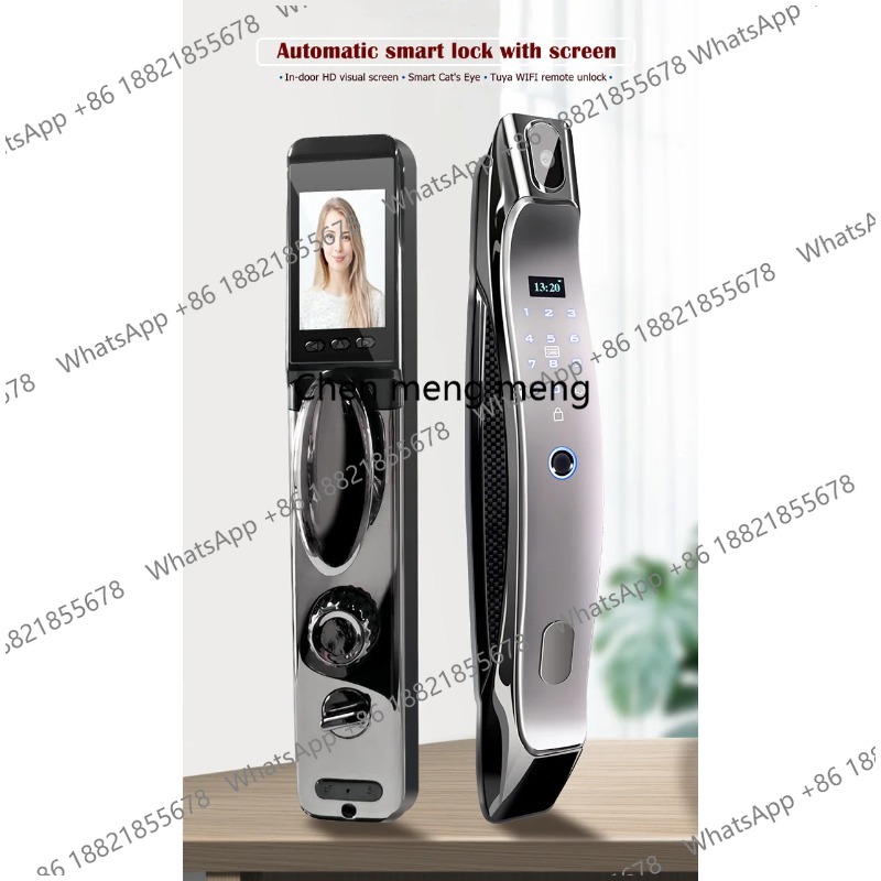 Video Door Lock With Camera Peephole - 3D 얼굴 인식 스마트 도어락 WiFi