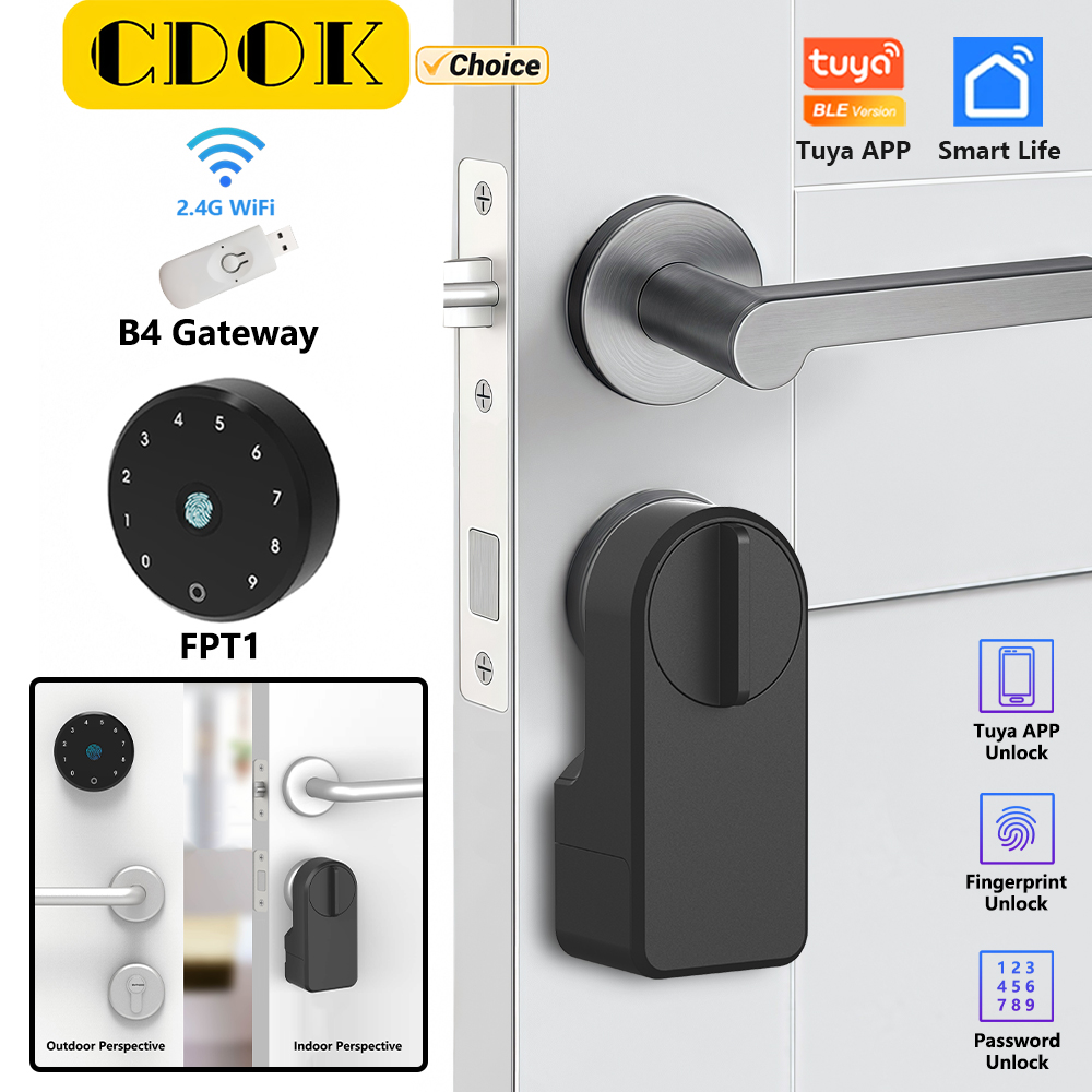 Smart Lock Zigbee Gateway - CDOK A1 Ultar 스마트 잠금장치, Tuya
