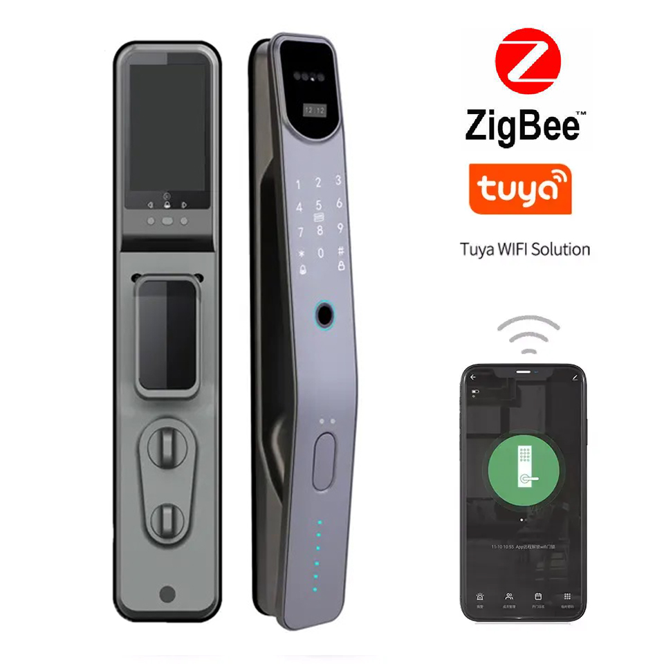 Smart Lock Zigbee Gateway - 자동 지그비 투야 스마트 도어락 3D