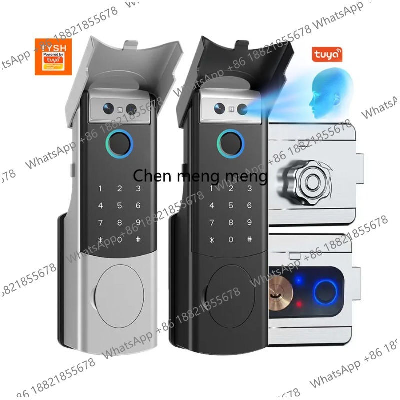 Smart Rim Lock Wifi Fingerprint - 방수 림락 지문인식 원격 잠금해제 코드