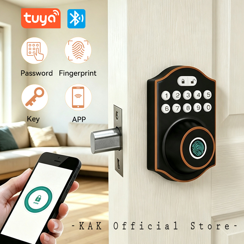 Smart Lock Deadbolt Keypad Bluetooth - KAK 아메리칸 스타일 스마트 데드볼트 도어락(투야