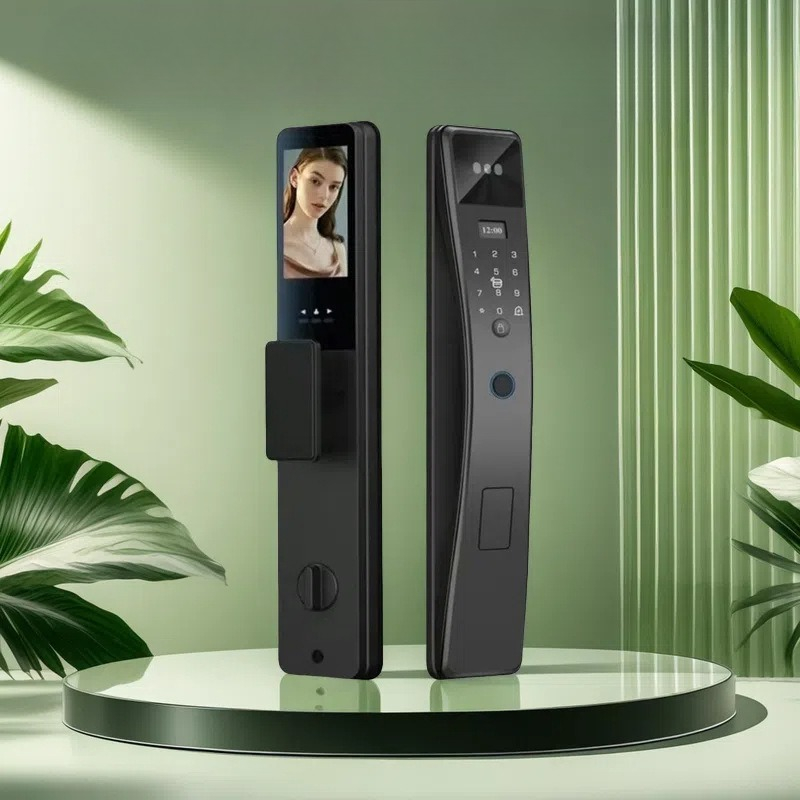 스마트 비밀번호 잠금, 지문 인식, 투야(Tuya) 연 - Video Door Lock With Camera Peephole 리뷰 및 가격