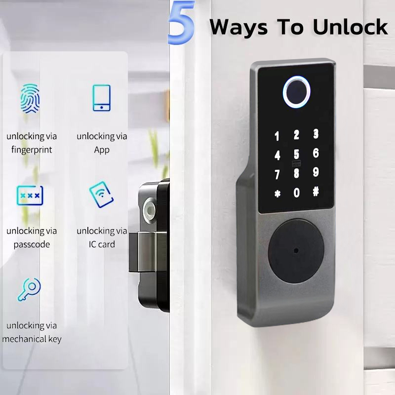 엔리케 투야 방수 야외 게이트 IP65 스마트 림 락  - Smart Rim Lock Wifi Fingerprint 리뷰 및 가격