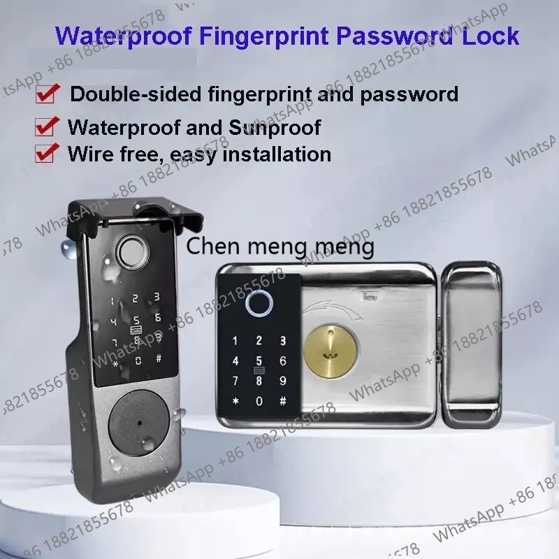 투야 와이파이 방수 스마트락 TT락 블루투스 지문 도어 - Smart Rim Lock Wifi Fingerprint 리뷰 및 가격