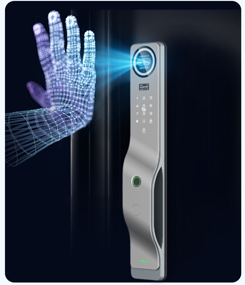 3D 얼굴 인식 와이파이 투야 스마트 도어락, 비주얼  - Smart Door Lock 3D Face Palm Vein 리뷰 및 가격