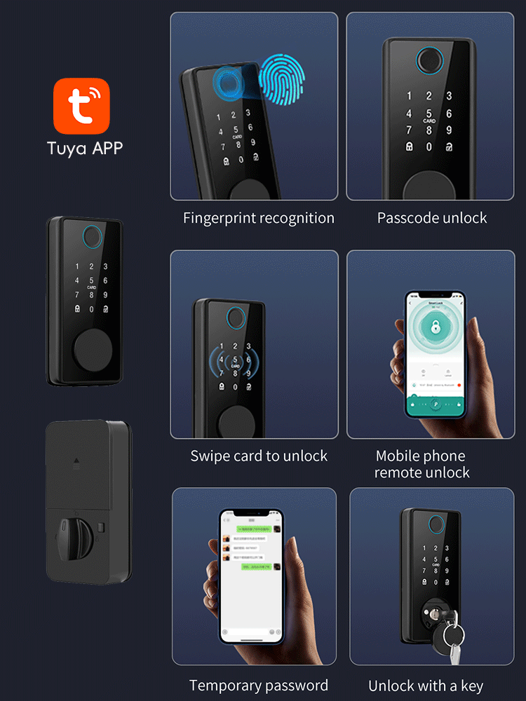 RAYKUBE DS01 4 개 언어 Tuya 블루투스  - Smart Lock Deadbolt Keypad Bluetooth 리뷰 및 가격