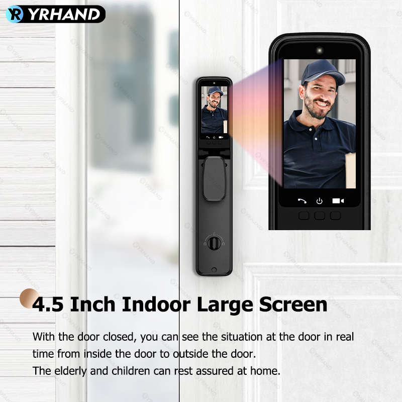 실시간 인터콤 손바닥 정맥 인식 지능형 투야 와이파이  - Smart Door Lock With Camera Intercom 리뷰 및 가격