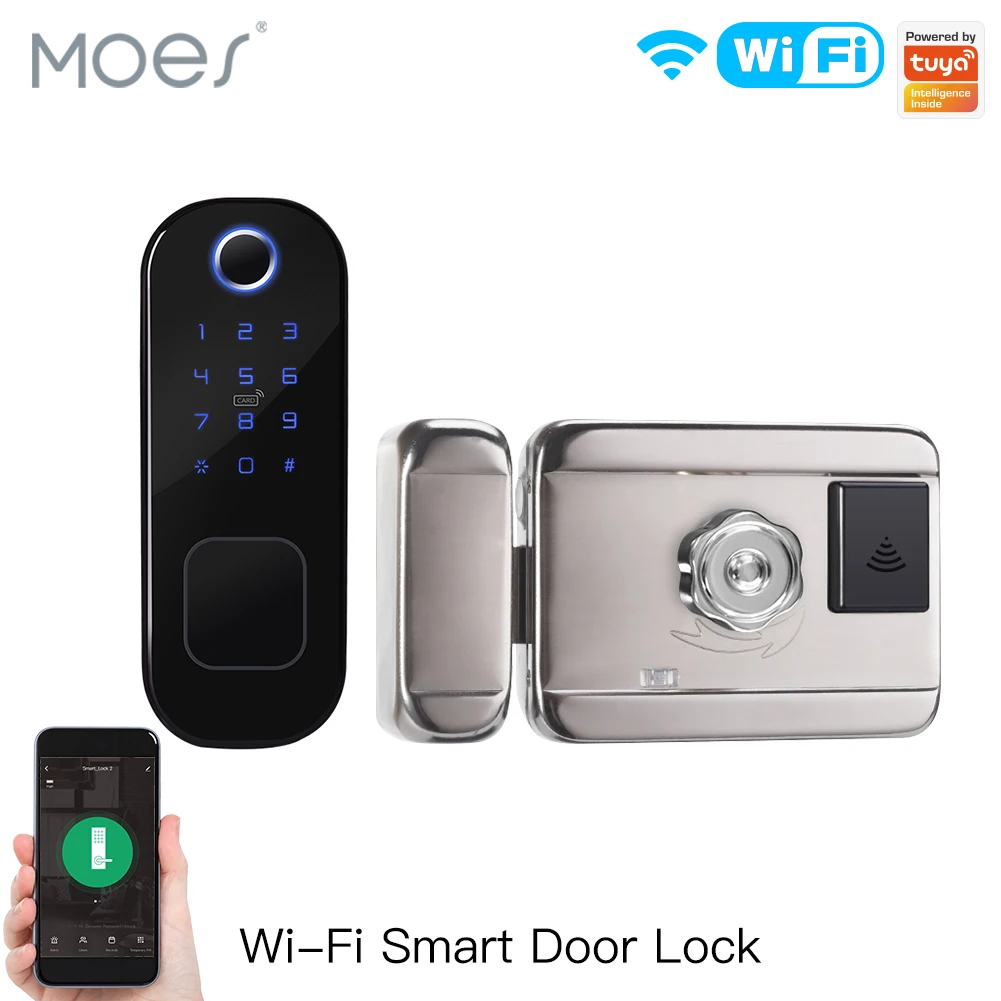 MOES 와이파이 투야 스마트 도어락, 지문 잠금, 스 - Smart Door Lock Fingerprint Wifi 리뷰 및 가격