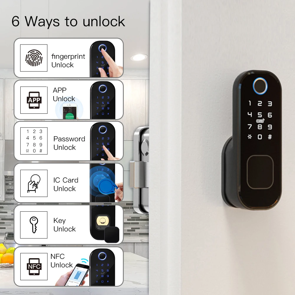 MOES 와이파이 투야 스마트 도어락, 지문 잠금, 스 - Smart Door Lock Fingerprint Wifi 리뷰 및 가격