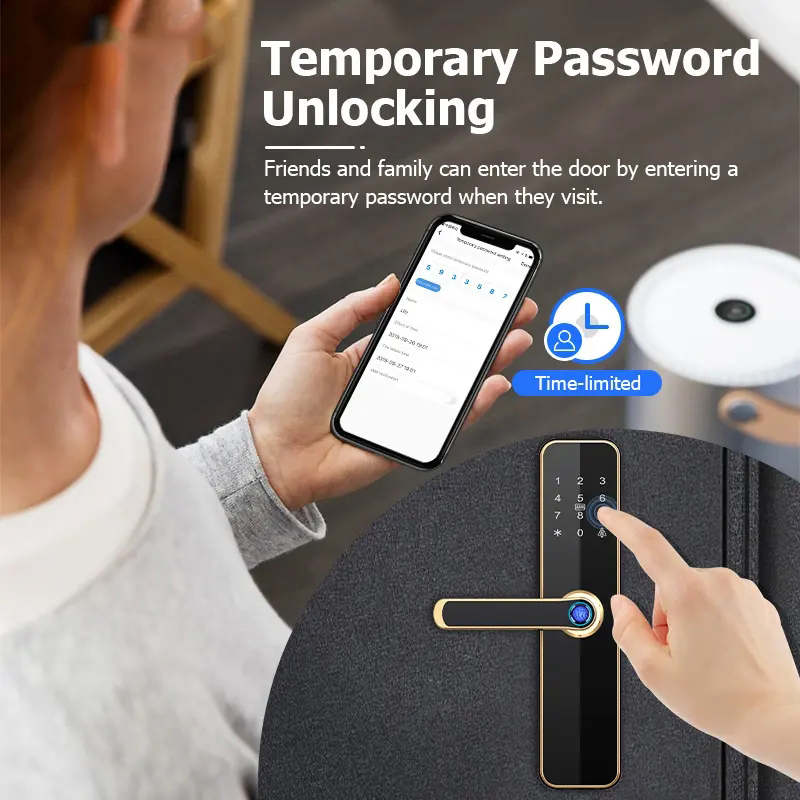 스마트 도어락 지문인식 디지털 투야 와이파이 침실 도어 - Smart Lock Zigbee Gateway 리뷰 및 가격
