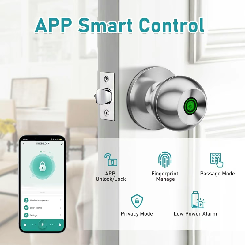 블루투스 투야 앱 제어 스마트 문짝 잠금 장치, 키리스 - Fingerprint Padlock Weatherproof 리뷰 및 가격