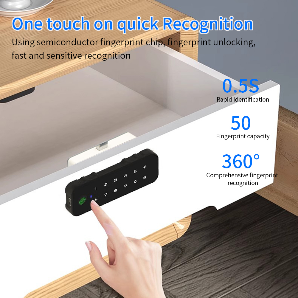 Tuya 블루투스 스마트 우드 캐비닛 지문 잠금 앱 원 - Smart Lock For Sliding Door 리뷰 및 가격