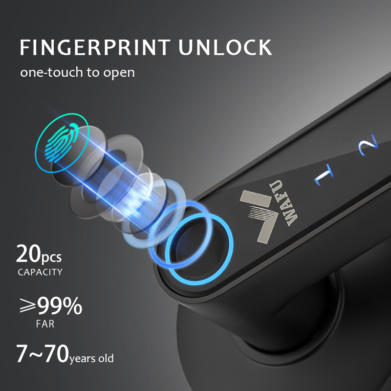 WAFU 016 지문 문짝 잠금 장치, 투야 스마트 잠 - Smart Lock Deadbolt Keypad Bluetooth 리뷰 및 가격