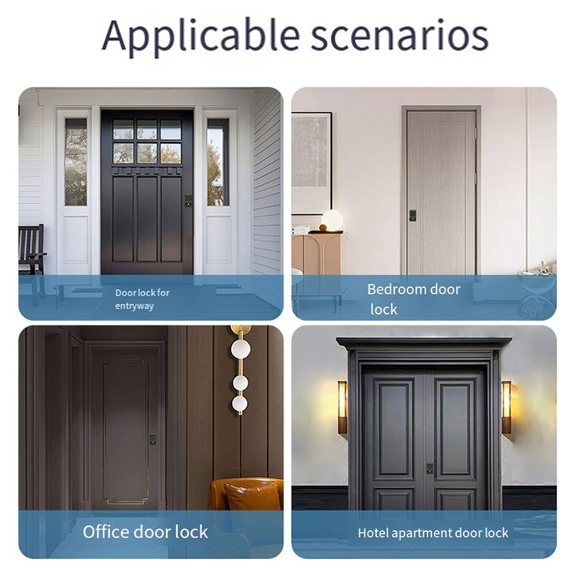 ABZW 투야 스마트 도어락, 지문 인식 도어락, 비밀 - Smart Door Lock Tuya App 리뷰 및 가격