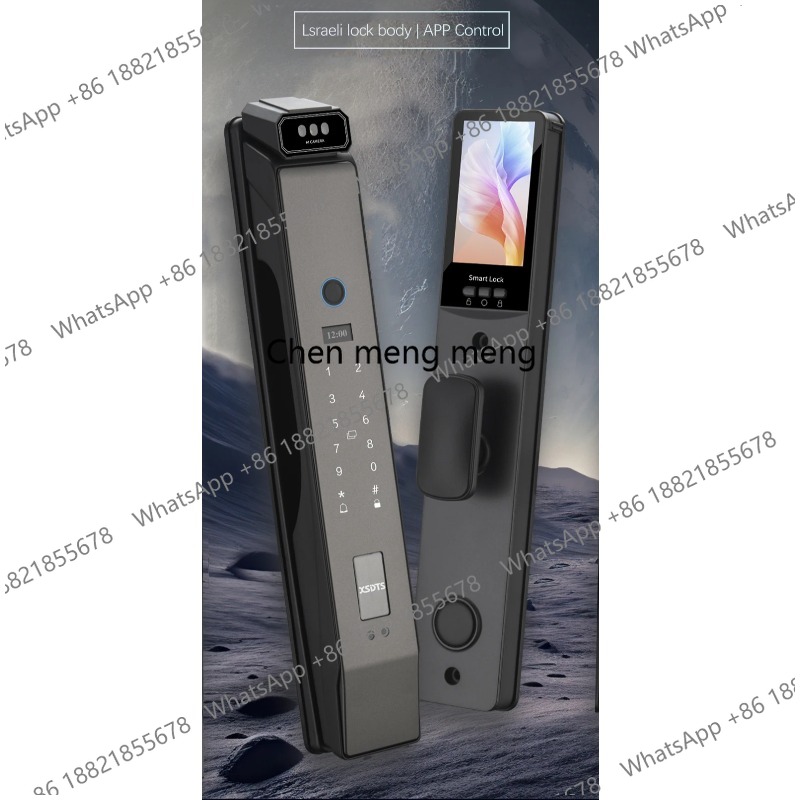 3D 얼굴 실시간 인터콤 스마트 도어락 손바닥 정맥 카 - Smart Door Lock With Camera Intercom 리뷰 및 가격