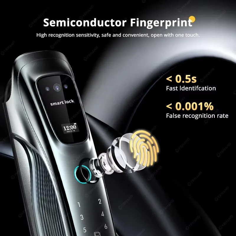 스마트 잠금장치, 3D 얼굴 인식, 손바닥 정맥 인식, - Video Door Lock With Camera Peephole 리뷰 및 가격