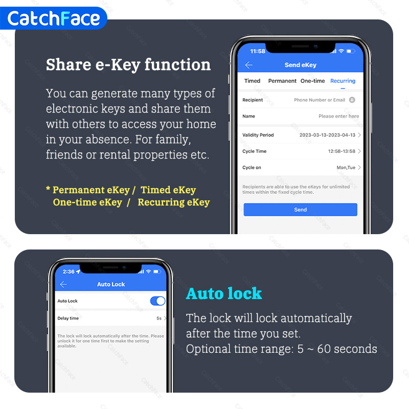 블루투스 지문 도어 잠금 장치 TTLock App 코드 - Smart Lock For Sliding Door 리뷰 및 가격