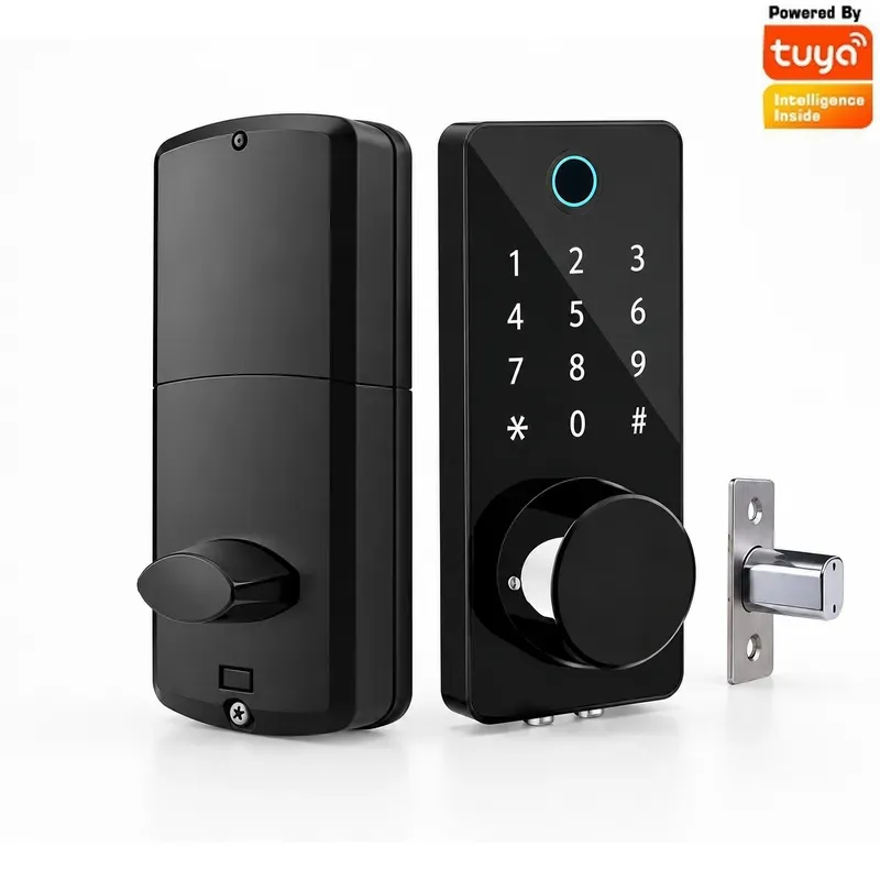 비밀번호, 지문 인식, 스마트 잠금 장치, 가정용 자동 - Smart Lock Deadbolt Keypad Bluetooth 리뷰 및 가격