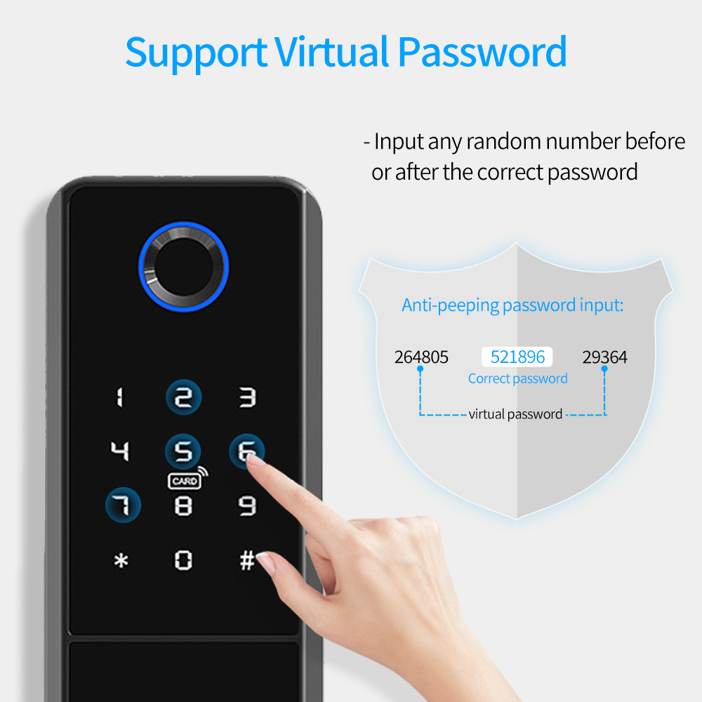 IP65 방수 TTLock 지문 스마트 도어 잠금 장치 - Smart Lock Deadbolt Keypad Bluetooth 리뷰 및 가격