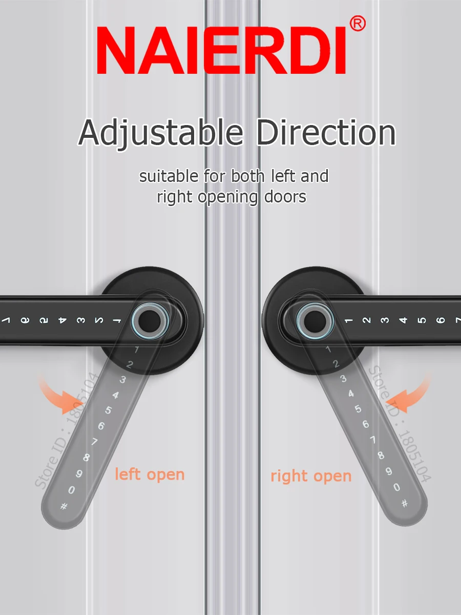알람 도난 방지 생체 인식 스마트 지문 비밀번호 투야  - Smart Door Lock With Camera Intercom 리뷰 및 가격