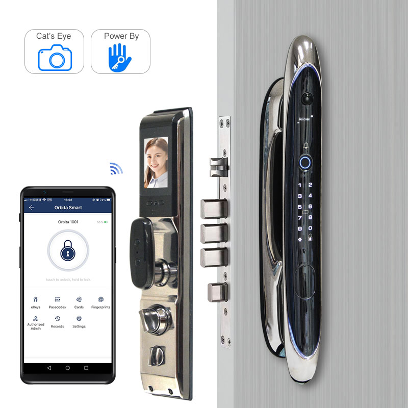 오르비타 스테인리스 스틸 외부 지능형 와이파이 카메라  - Face Recognition Door Lock 리뷰 및 가격