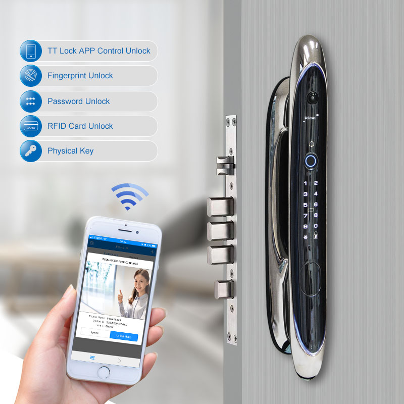 오르비타 스테인리스 스틸 외부 지능형 와이파이 카메라  - Face Recognition Door Lock 리뷰 및 가격