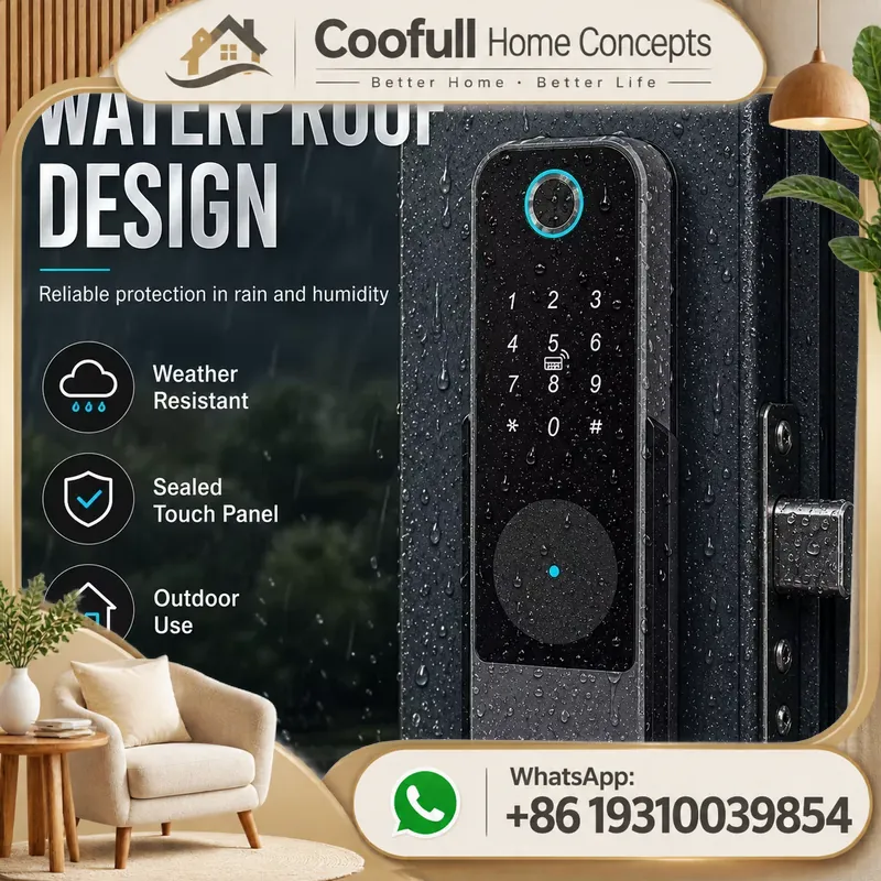 스마트 키리스 도어락 와이파이 지문인식 투야 앱 IP6 - Smart Rim Lock Wifi Fingerprint 리뷰 및 가격