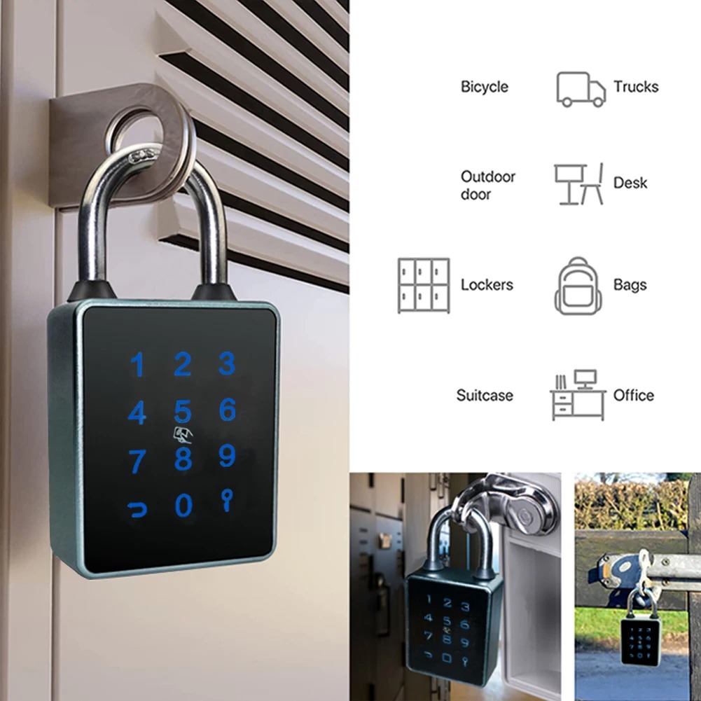Tuya TTLOCK 스마트 자물쇠 APP 제어 방수  - Fingerprint Padlock Weatherproof 리뷰 및 가격