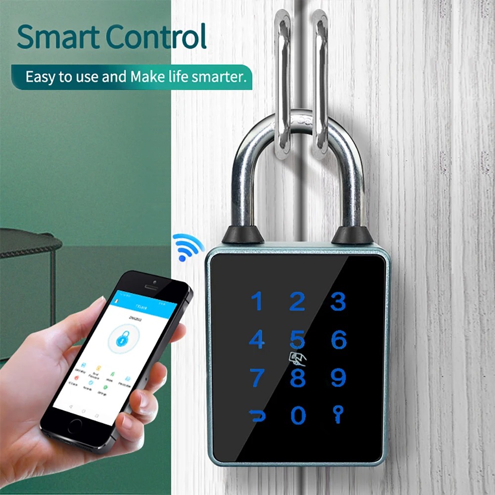 Tuya TTLOCK 스마트 자물쇠 APP 제어 방수  - Fingerprint Padlock Weatherproof 리뷰 및 가격