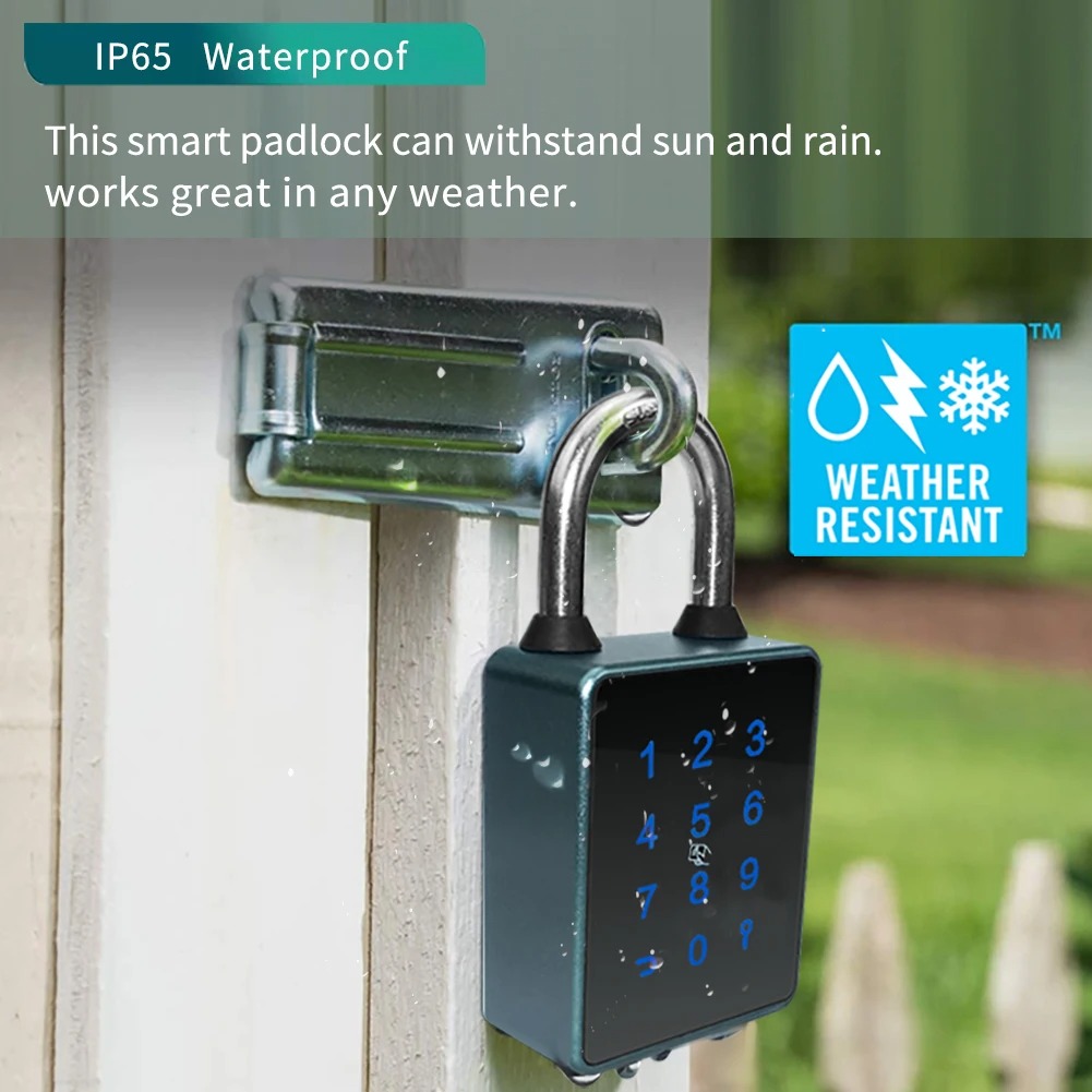 Tuya TTLOCK 스마트 자물쇠 APP 제어 방수  - Fingerprint Padlock Weatherproof 리뷰 및 가격