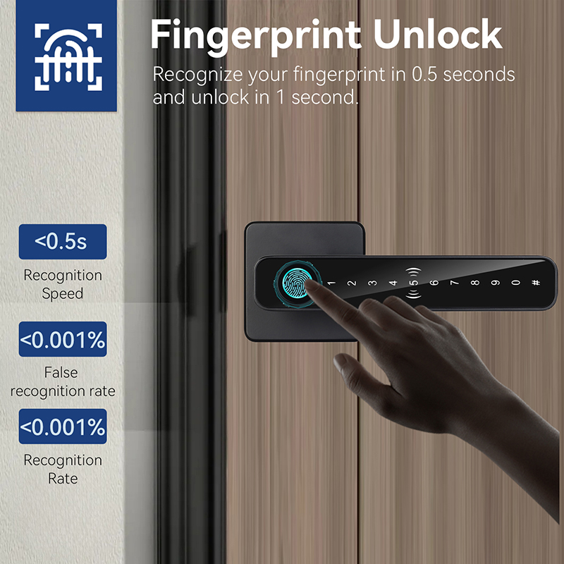 XSDTS 투야 핸들 지문 키 카드 디지털 스마트 도어 - Digital Door Lock Fingerprint Handle 리뷰 및 가격