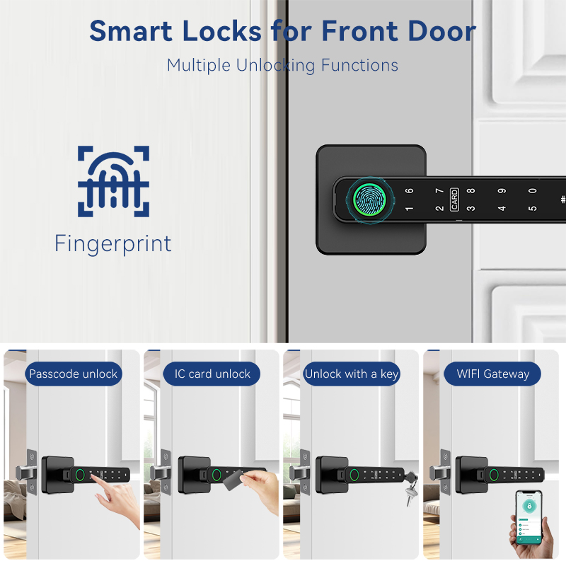 XSDTS 투야 핸들 지문 키 카드 디지털 스마트 도어 - Digital Door Lock Fingerprint Handle 리뷰 및 가격