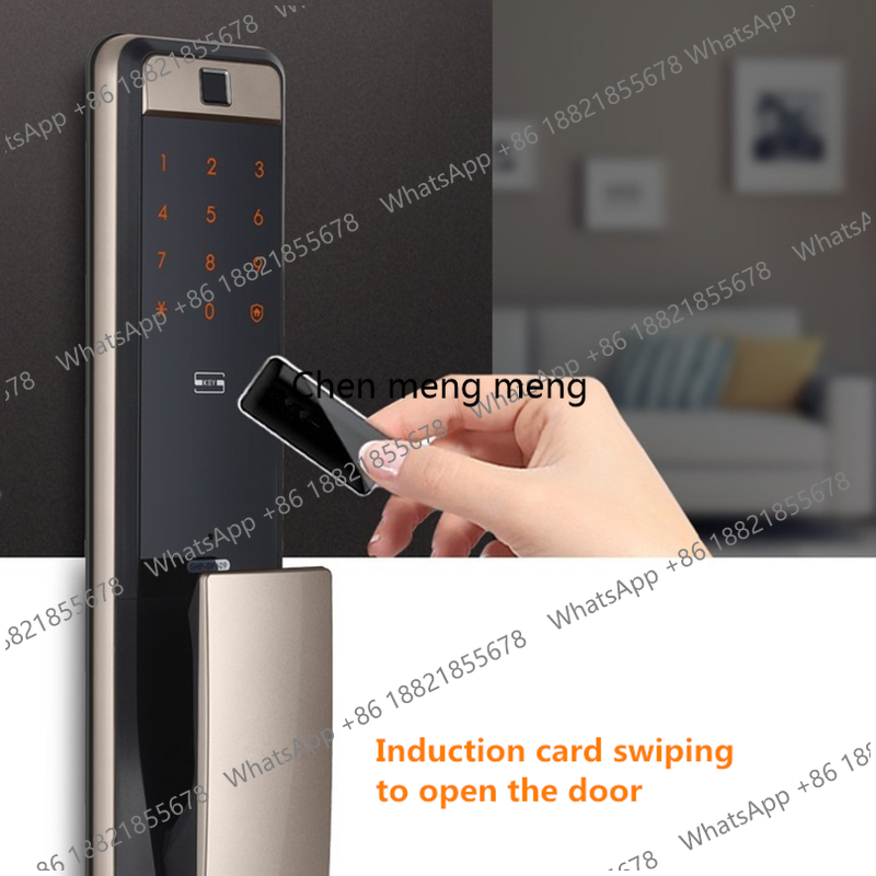 스마트 디지털 지문 잠금장치 P60 홈 자동 푸시풀 핸 - Digital Door Lock Fingerprint Handle 리뷰 및 가격