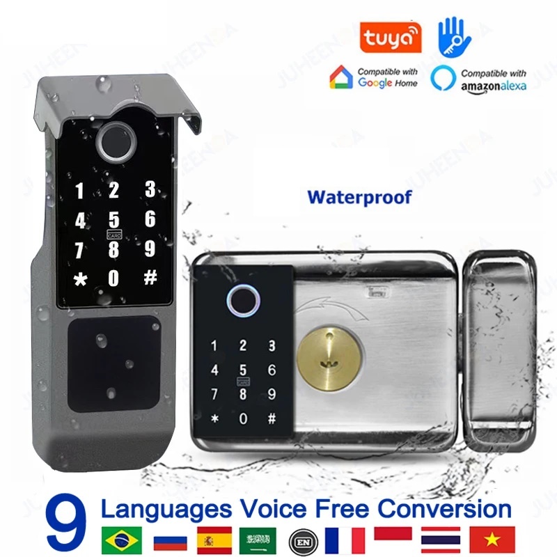 투야 와이파이 방수 스마트락 TT락 블루투스 지문 도어 - Smart Rim Lock Wifi Fingerprint 리뷰 및 가격
