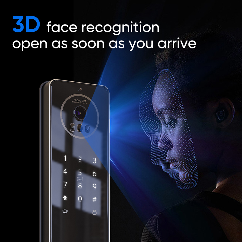 록스타 수치 제어 가공 기술 4.5인치 대형 화면 3D - Smart Door Lock With Camera Intercom 리뷰 및 가격