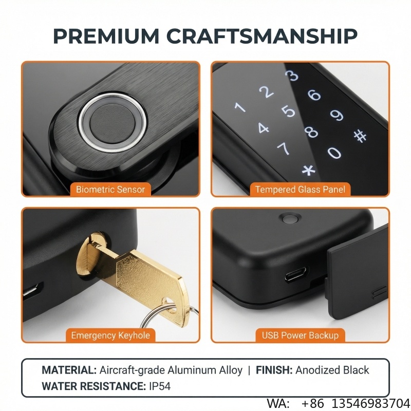 보안 디지털 전자 손잡이 디지털 투야 WIFI TT락  - Digital Door Lock Fingerprint Handle 리뷰 및 가격