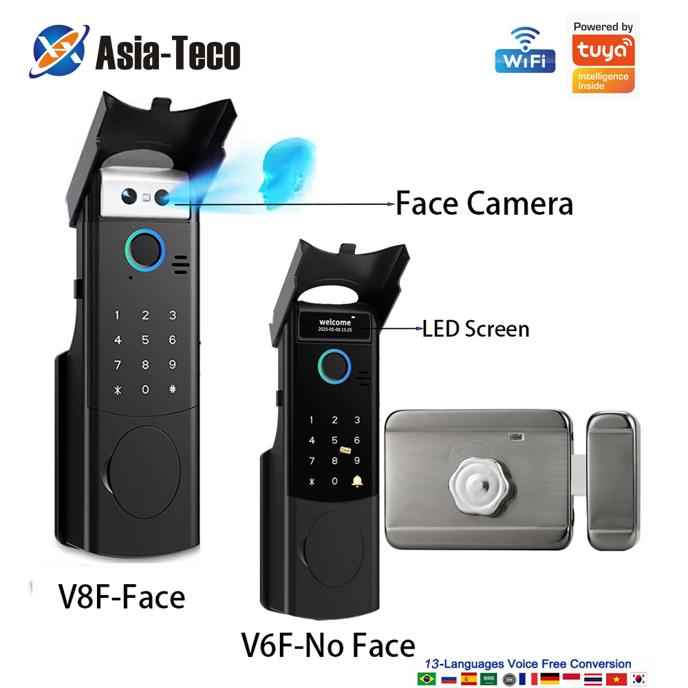 스마트 와이파이 도어락 방수 투야 얼굴인식 지문 RFI - Fingerprint Padlock Weatherproof 리뷰 및 가격