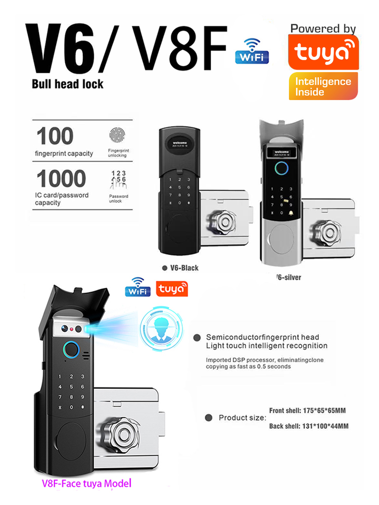 스마트 와이파이 도어락 방수 투야 얼굴인식 지문 RFI - Fingerprint Padlock Weatherproof 리뷰 및 가격