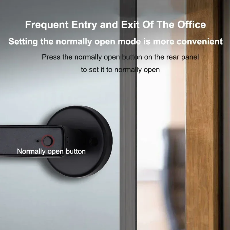 Tuya 블루투스 스마트 지문 인식 도어록 비밀번호/키 - Digital Door Lock Fingerprint Handle 리뷰 및 가격